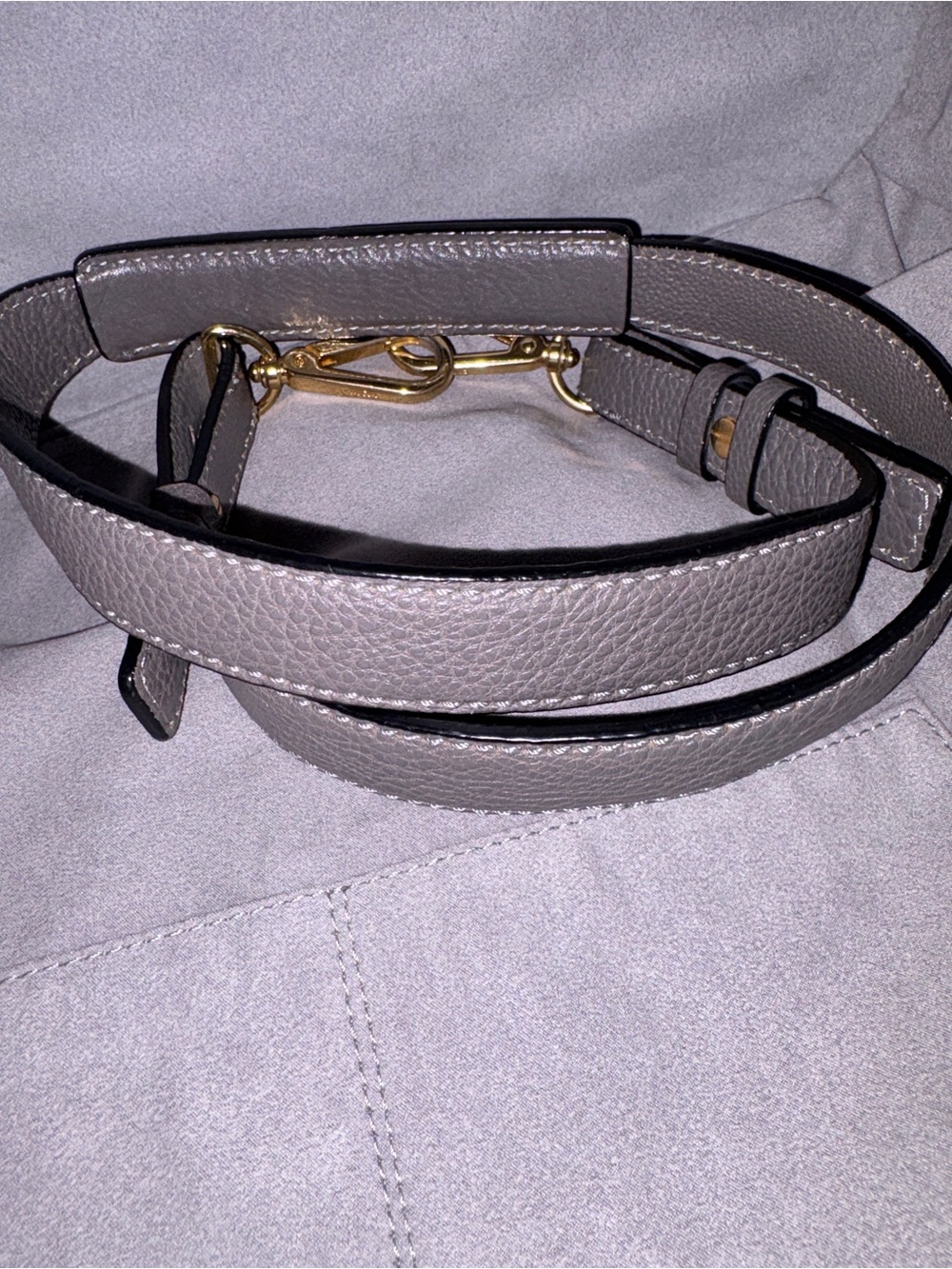Mcm Gray Women's Top-Handle Satchel Bag with crossbody strap - Picture 15 of 16
